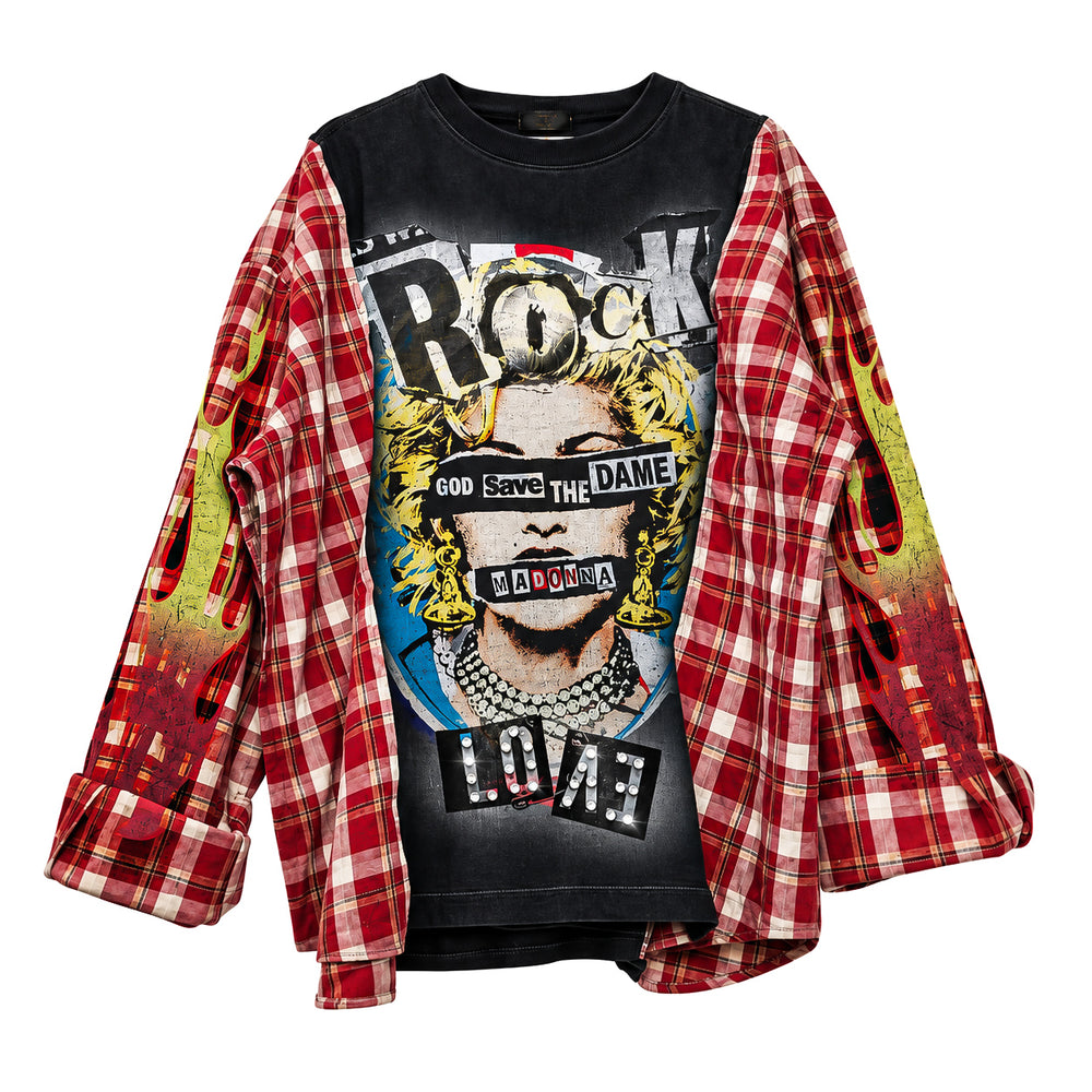 HYBRID FLANNEL TSHIRT